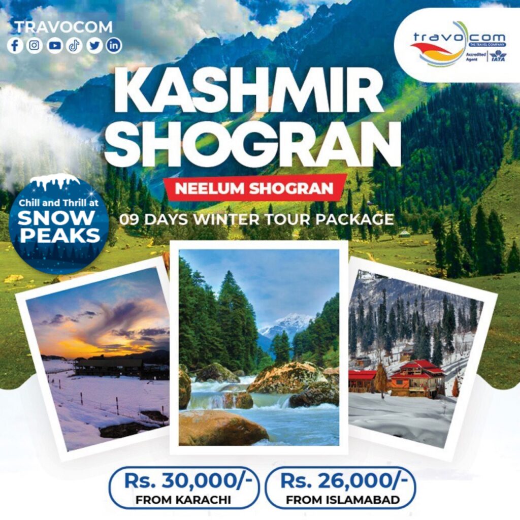 Kashmir shugran family oriented group tour