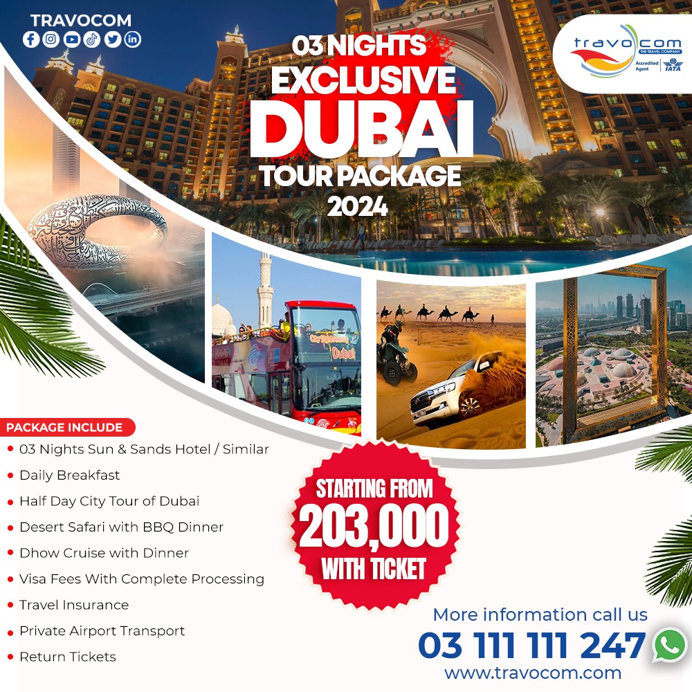 Exclusive Dubai package 2024