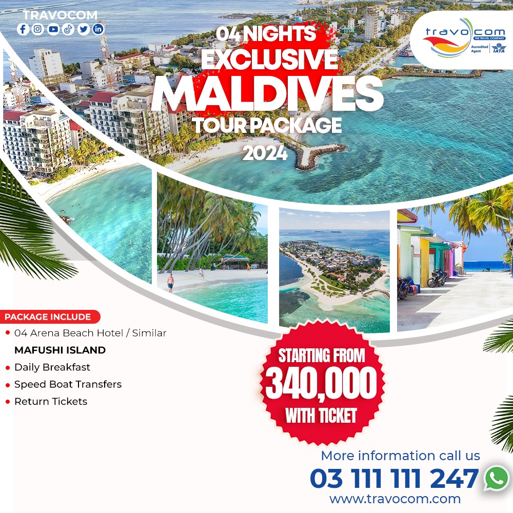 exclusive Maldives package 2024