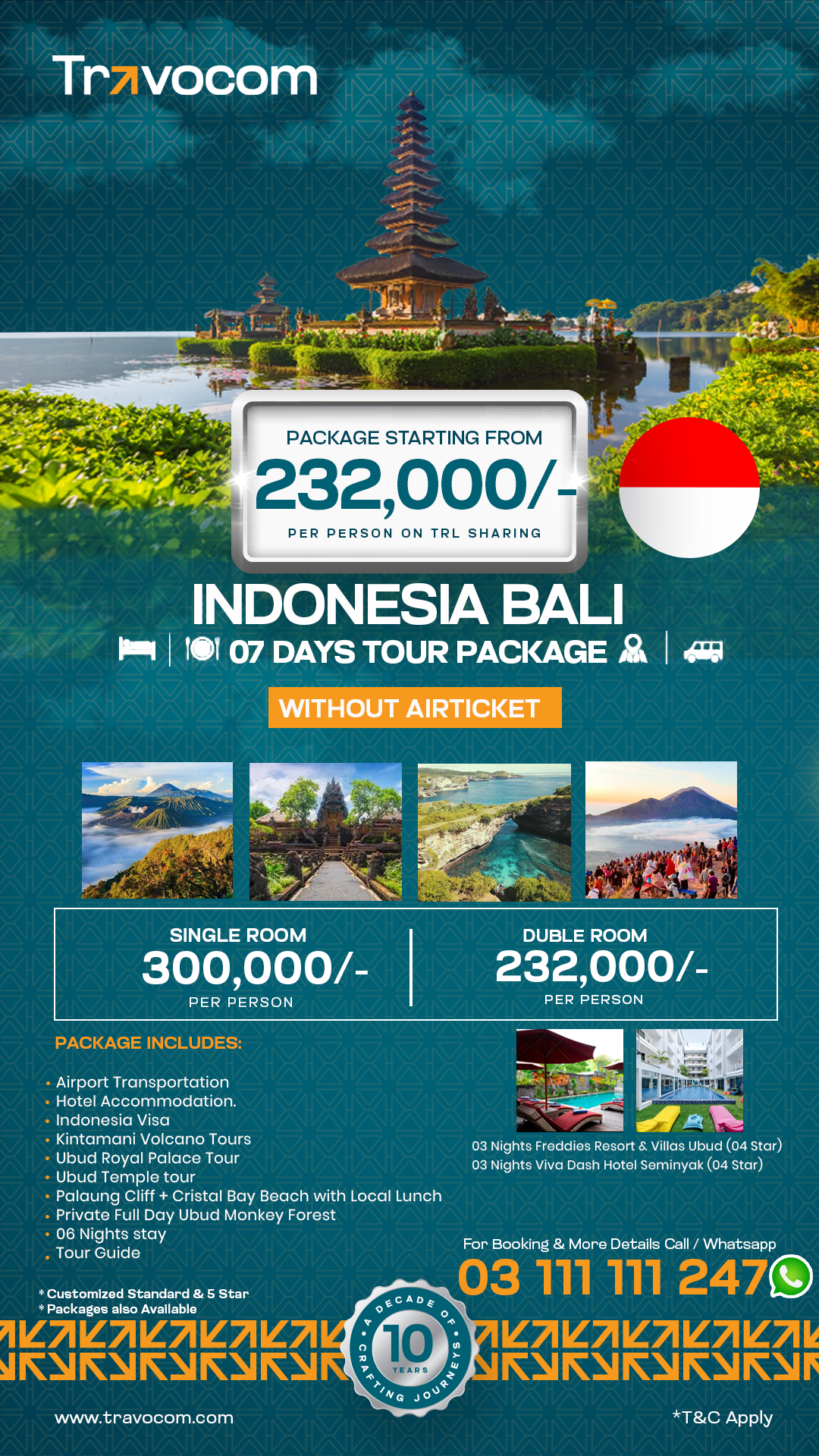 07 DAYS BALI TOUR
